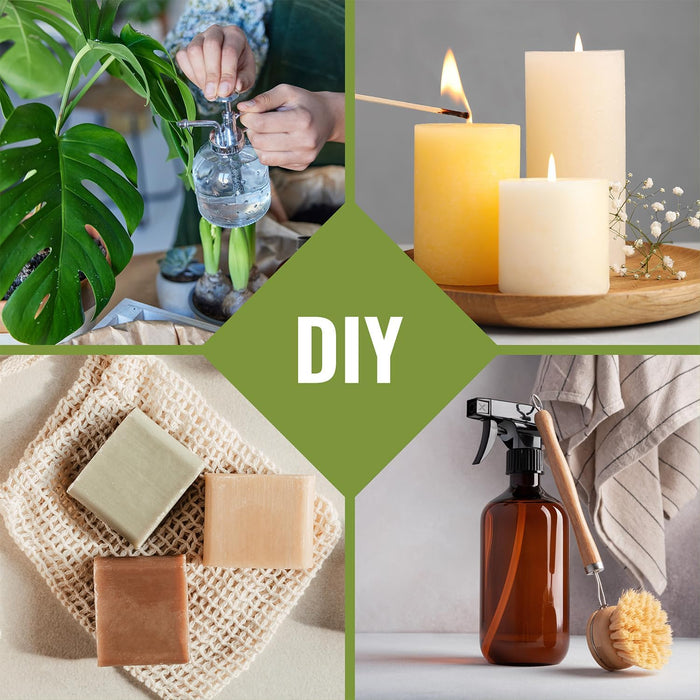 Lab Bulks Essential Oil Peppermint Essential Oil, 16 oz Bottle for Diffusers, House Cleaning, Candles, 1 Pack, Aromatherapy Oil