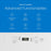 hOmeLabs 1,000 Sq. Ft Portable Wi-Fi Dehumidifier – 8 Pint, Ultra Quiet & Compact for Home, Bedroom, Bathroom & Office