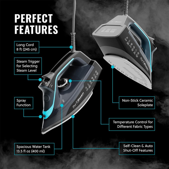 Pursteam SteamBurst+ 1750W Steam Iron