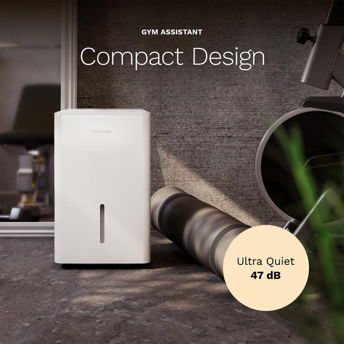 hOmeLabs 25 Pint Wi-Fi Dehumidifier for up to 3,500 Sq Ft Rooms (MAX 64 Pint at 95°F, 90% RH)